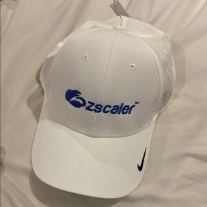 Nike Zscaler  White Cap Golf Cap